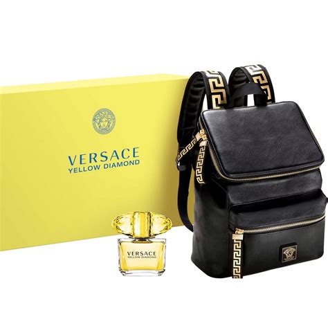 versace women's coffret set|versace gift set with backpack.